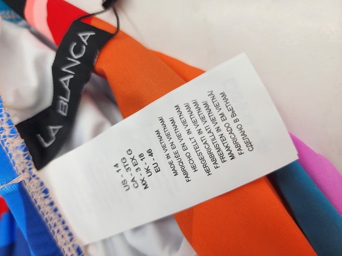 Parte inferior de bikini hipster con banda estándar para mujer La Blanca talla 14 al por menor $68 - Imagen 6 de 6