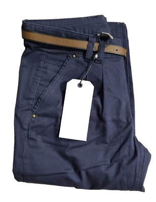 VERO MODA Damen Chino Hose Size Gr.: 32 - Dark Navy | Canvas Chino | T3-3