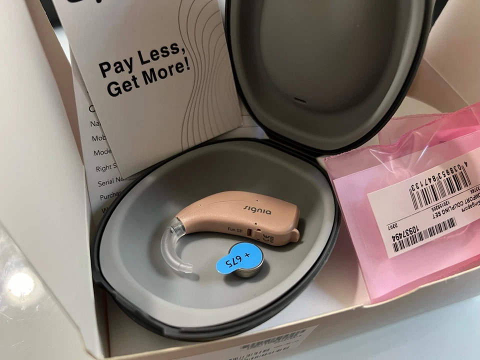 A Brand New Siemens Signia FUN SP/ Lotus 23 SP Digital Hearing Aids For  Severe - Image 3 of 4