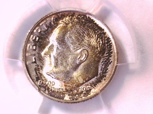 1952 S Roosevelt Dime PCGS MS 67 FB 44902128 - Picture 1 of 3