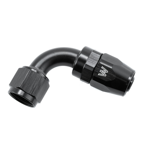 AN10 AN10 90 Degree Fast Flow Swivel Seal Stealth Black Hose Fitting