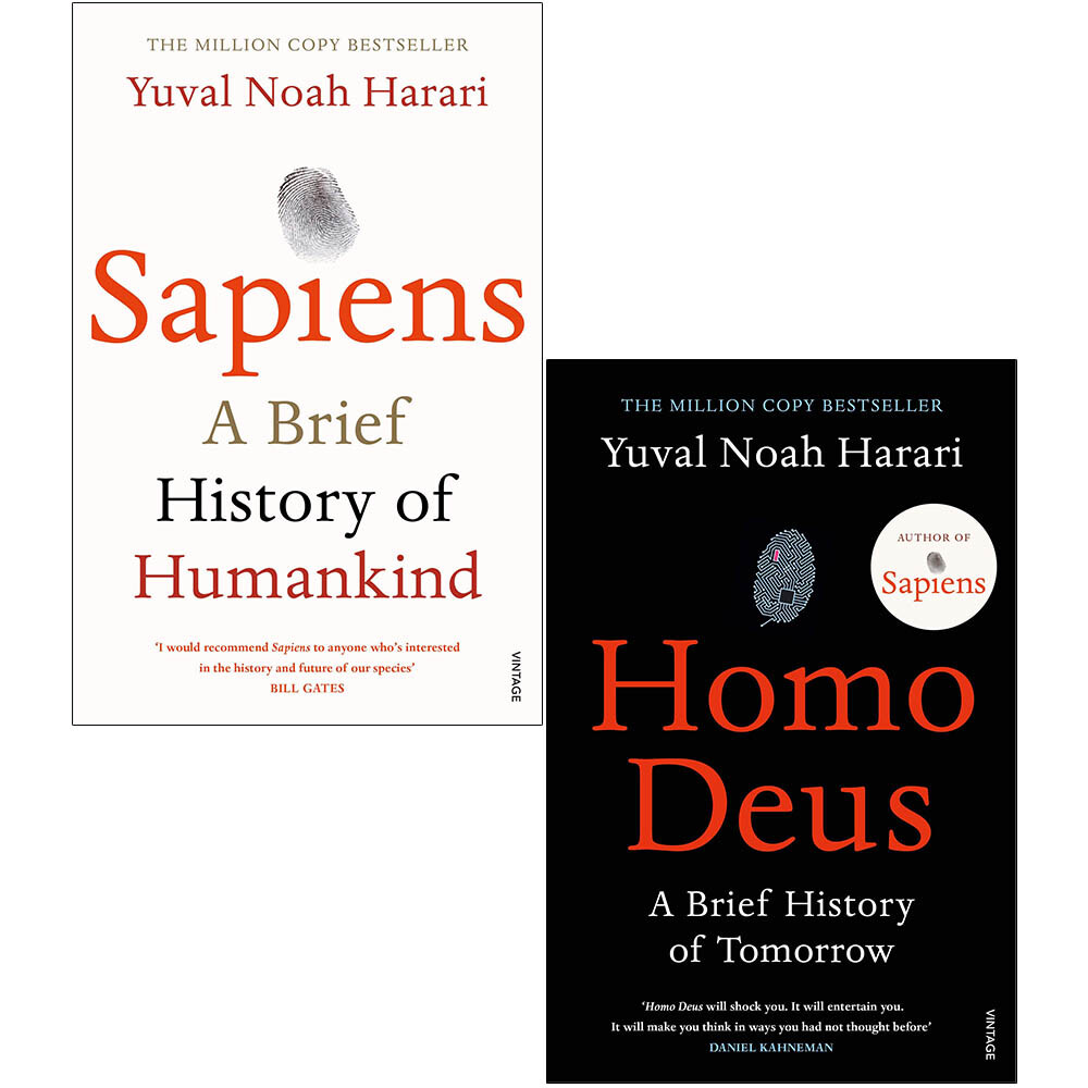 Yuval Noah Harari Homo Deus & Sapiens 2 Books Collection Set Paperback NEW