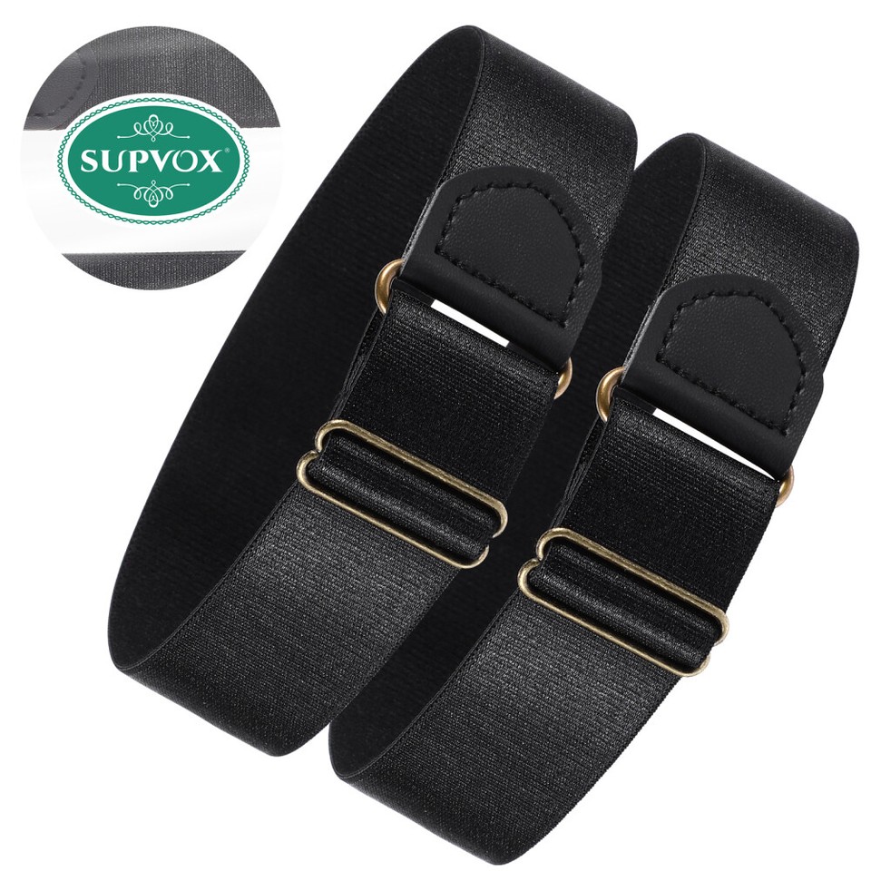 2 Pcs Elastic Sleeve Garters Belt Shirts for Men Chemise Stays Women