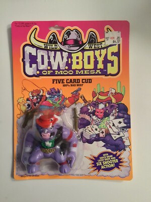 Hasbro Cowboys Of Moo Mesa Five Card Cud  VINTAGE SEALED