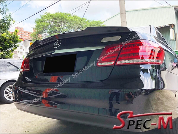 DP Style CF Carbon Fiber Trunk Spoiler For 10-15 W212 E350 E500 E550 E63 AMG 4Dr - Image 2 of 4