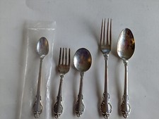 5 Piece Holmes  Edwards SILVER FASHION Pat. Silverplate Baby,Toddler, Child