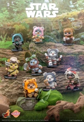 Hot Toys Star Wars Ewoks Cosbi Bobble-Head Collection Figure Set (Set of 8)