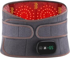 Cordless Electric Heating Pad for Waist, Heated Back Brace for Lower Back Pain