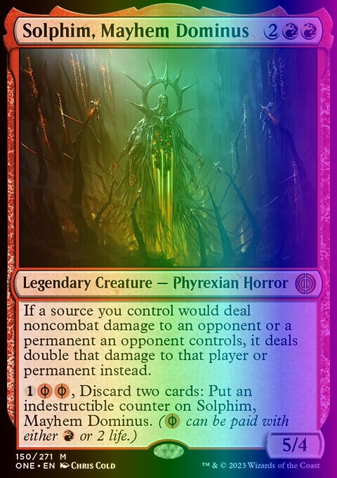 MTG Solphim, Mayhem Dominus (150/530) Phyrexia All Will Be One LP