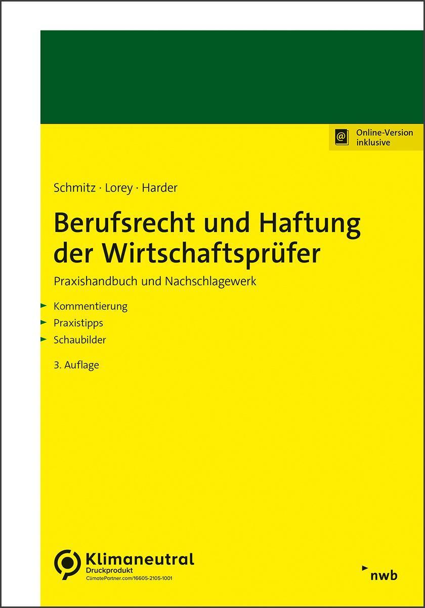 Thumbnail - Berufsrecht Und Haftung Der Wirtschaftsprüfer, Bernhard Schmitz