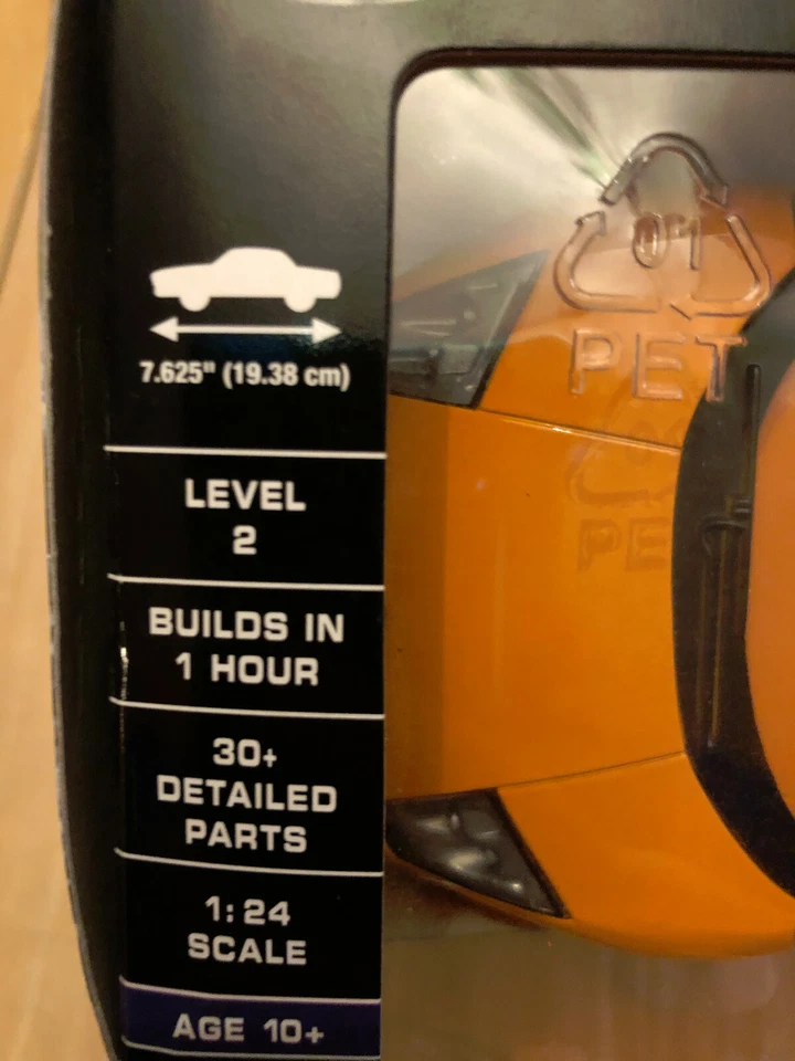 Kit Modelo Testors 2010 Lamborghini Murcielago Roadster 1:24 640011 Serie Plata Foto 3 de 4