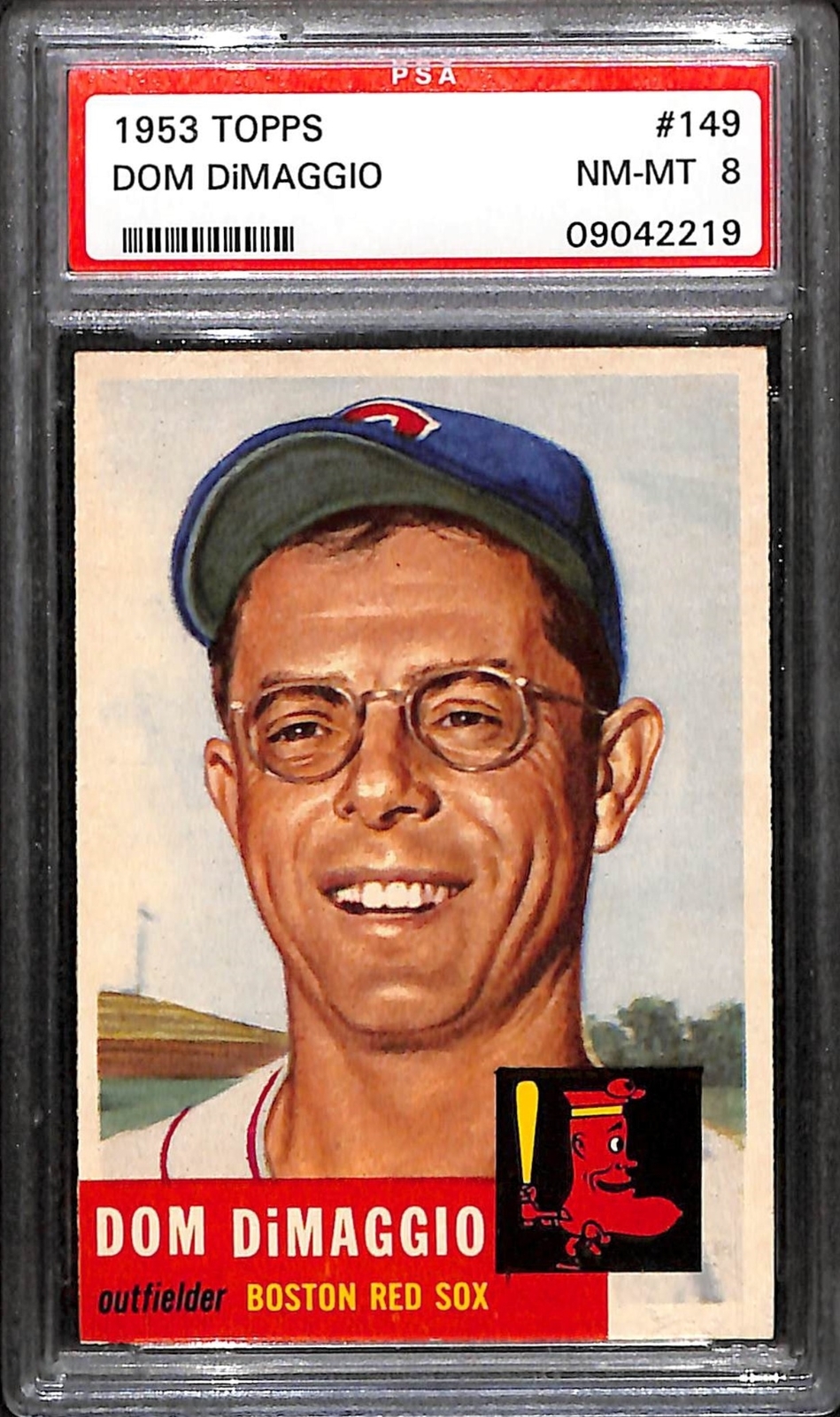 1953 TOPPS #149 Dom DiMaggio PSA 8 NM-MT 09042219
