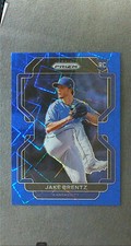 2022 Panini Prizm Tier III Blue Velocity #258 Jake Brentz RC Royals