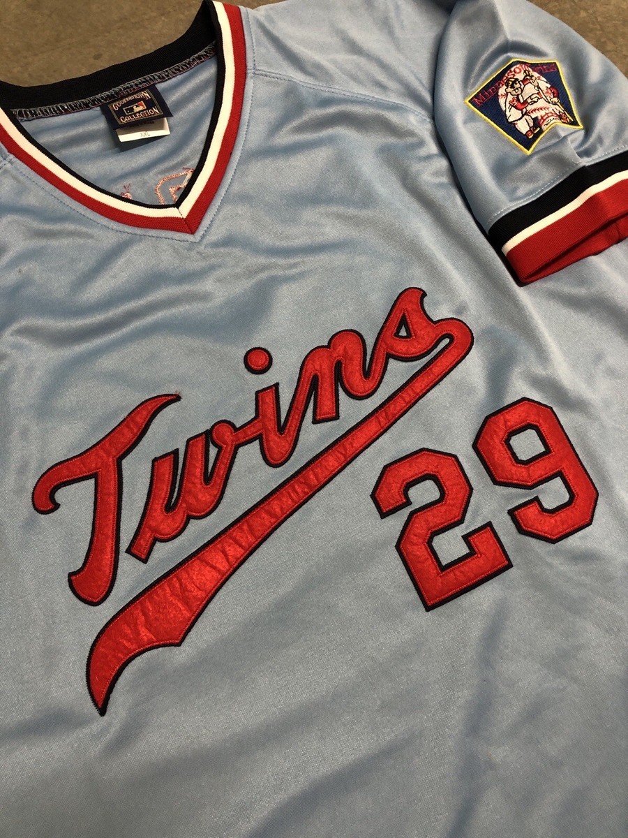 Vintage Y2K Minnesota Twins Rod Carew 77' Retro Majestic MLB