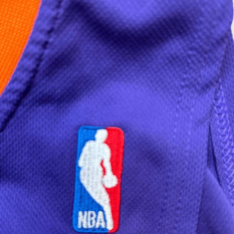 Camiseta Adidas Para Hombre Púrpura Naranja NBA Phoenix Suns Eric Bledsoe Swingman Mediana Foto 4 de 4