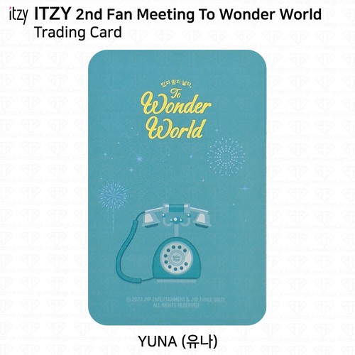 ITZY 2nd Fan Meeting To Wonder World Trading Card Photocard KPOP K-POP - Picture 108 of 144