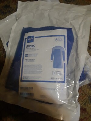 MEDLINE SIRUS WITH SOME LEVEL 4 GOWN  SIZE LARGE  LOT OF 20 NEW