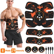 Abdominal exercise EMS Muscle Stimulator Belt Electric ABS Trainer Training Arms
