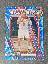 2020-21 Panini Mosaic Nikola Vucevic Blue Reactive Prizm /99 Will to Win