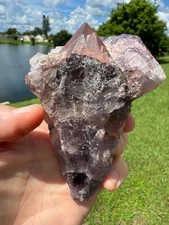 Amazing Auralite 23 Crystal Multi Head Red Cap from Canada 343 grams 5"