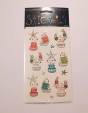 Mrs. Grossman's Lot of 1 Sheet Package ~Turnowsky Starry Snowmen~ 2014 Stickers