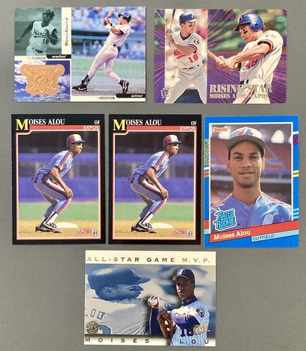 1998 SPx Finite 341 Moises Alou TW 4000 Plus 5 Card Rated Rookie RC 