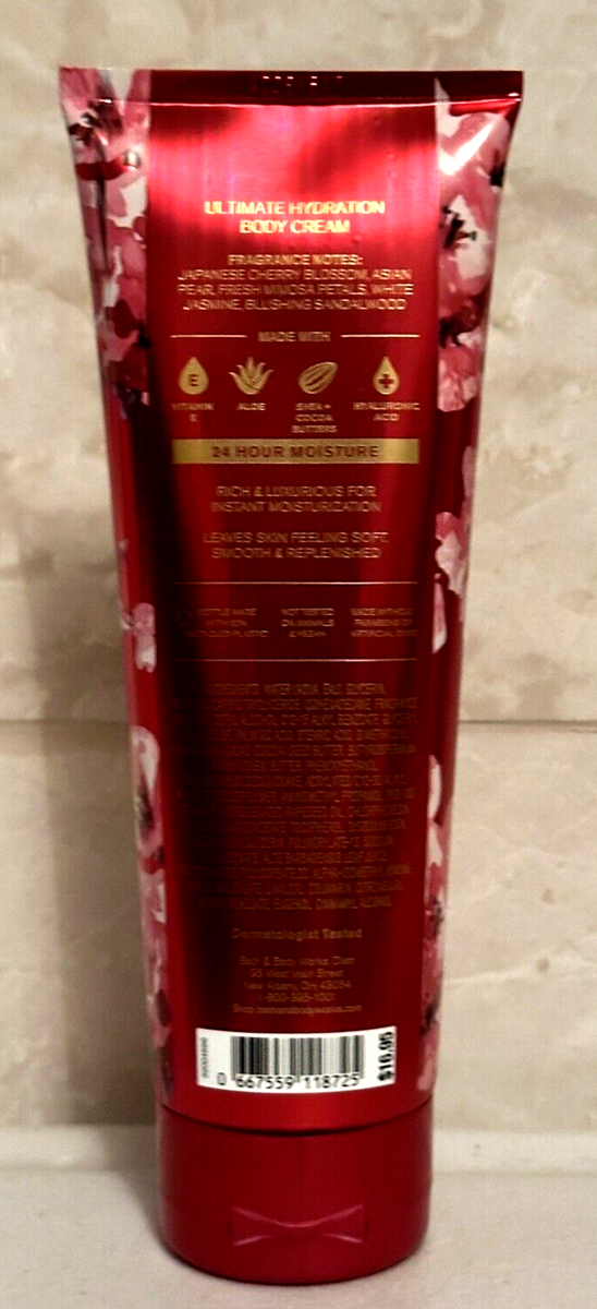 Bath & Body Works Japanese Cherry Blossom Body Cream 8 oz 2024 | eBay