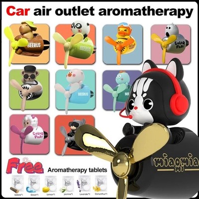 Cute  Anime Car Air Freshener Aromatherapy Fragrance Piece Car Air Outlet