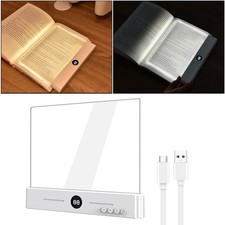 LED Book Reading Light Night Light 2-in-1 USB Rechargeable 3 Color Modes