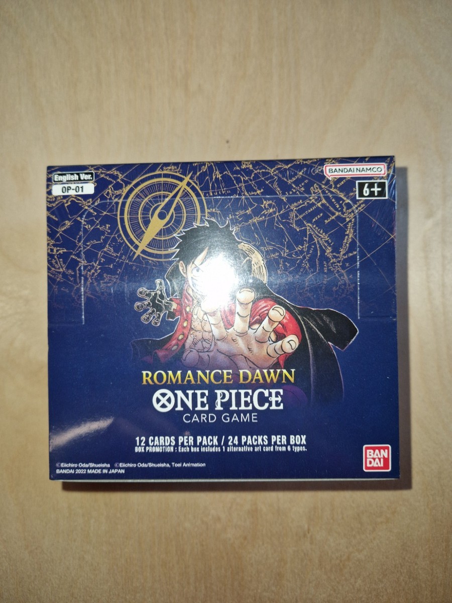 Box One Piece OP-01 First Wave Romance Dawn 1st Blue Bottom (from Case) X1 | eBay Box One Piece OP-01 First Wave Romance Dawn 1st Blue Bottom (from Case) X1 | eBay