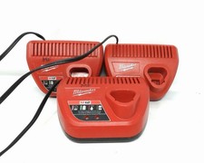 3x Milwaukee M12 Lithium-ion Battery Charger 12V 48-59-2401