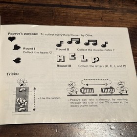 Popeye Nes Manual Solo AUT&Eacute;NTICO 