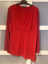 sizeappeal Gr. 3XL ca 52 54 Tunika in rot aus...