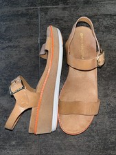 Cole Haan Women's ORIGINALGRAND Flatform Sandal W20975 Brown/Orange Size 9.5B