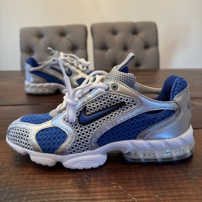 NIke Air Zoom Spiridon Cage 2 Varsity Royal Size 8 Mens Silver