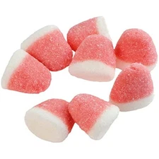 STRAWBERRY PINK PUFFY PUFFS CANDY - 3/4lb- BULK - SHIPS FREE - Berry Delicious