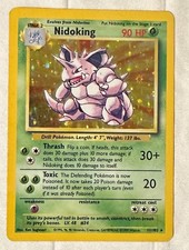 Nidoking Holo Rare Pokemon Base Set  11/102