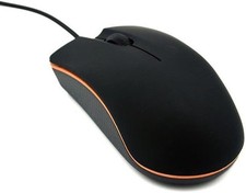 Guiheng Wired Mini Mouse USB Ergonomic Black for PC Laptop