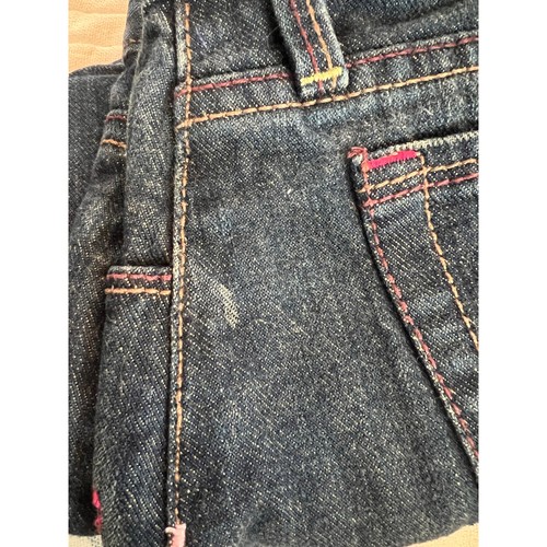 Y2K Gap Kids Denim Mini Skirt With Embroidery And Sequins Size 18 - Picture 5 of 5