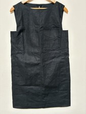 NWT Banana Republic Dress Black Lined Hemp/Cotton Shift Dress Women’s S