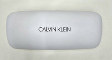 CALVIN KLEIN - White - Hard Eyeglasses Case black lined