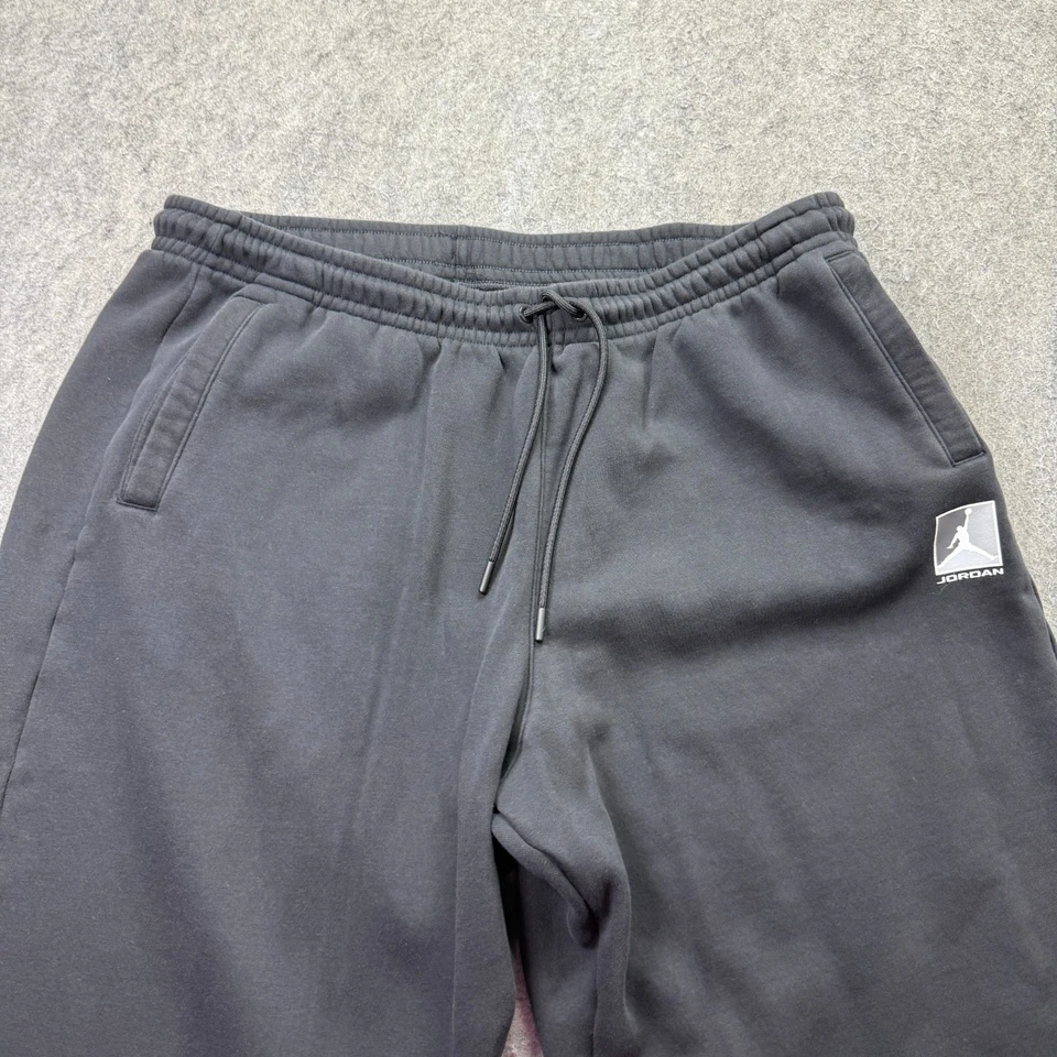 Jordan Brooklyn Fleece Jogger Hombres 2XL Negro 30" Cónico HV0546 Foto 3 de 4
