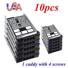 Lot of 10 3.5" HDD Tray Caddy For Dell R720 R710 R730 G302D F238F R510 KG1CH USK