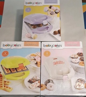 3 Count Babycakes Mini  Waffle Sticks, Cake Pop And Donut Makers
