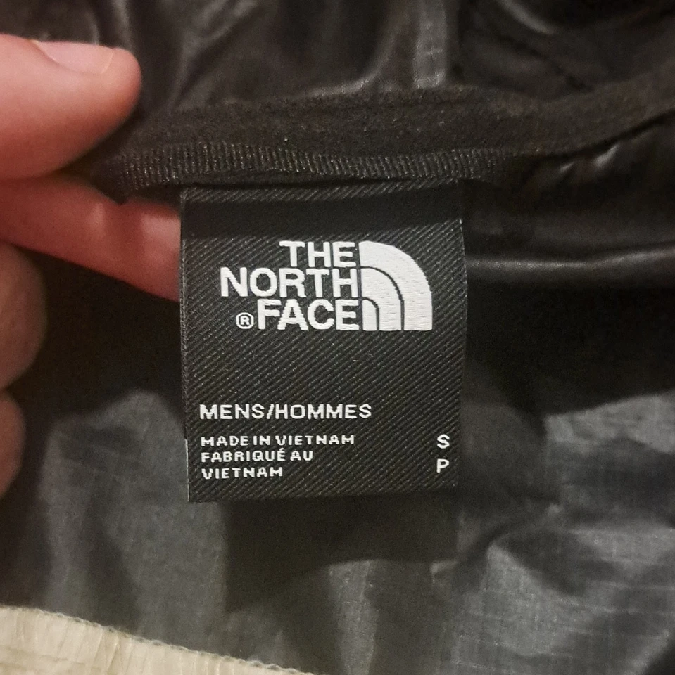 The North Face Veste coupe-vent à capuche homme S noir/beige zippée NF0A82R9 - Photo 3/4