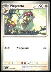 Pidgeotto 163/197 Obsidian Flames Uncommon