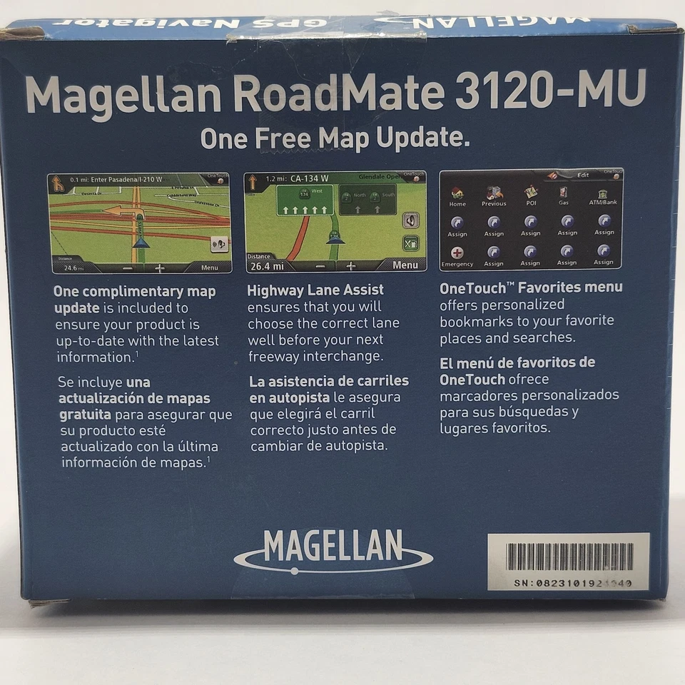 Open Box Magellan RoadMate 3120-MU 4.7 inch GPS Navigator - Black NEW - Image 4 of 4