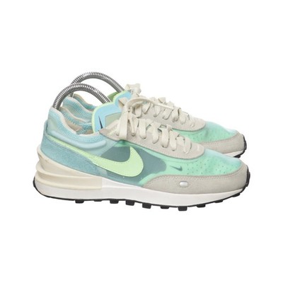 Nike, Trainingsschuhe, Größe: 37 1/2, Waffle One, Blau/Grün/Beige, Damen #Ew3