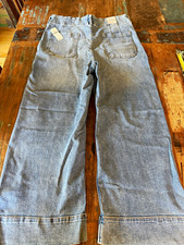 Maeve The Colette Wide-Leg Jeans Women's 32 High Rise Light Wash Stretch