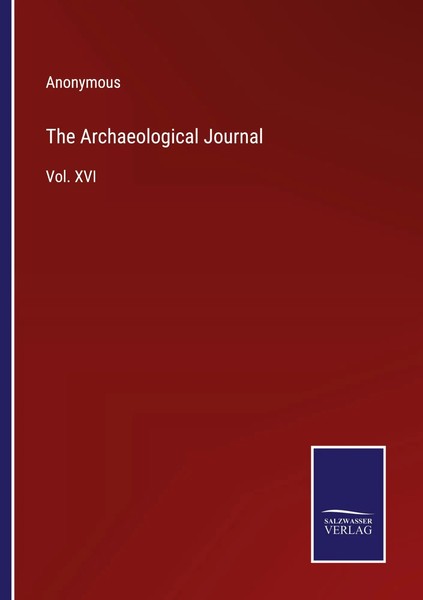 Anonymous | The Archaeological Journal | Taschenbuch | Englisch (2022) | Outlook-image